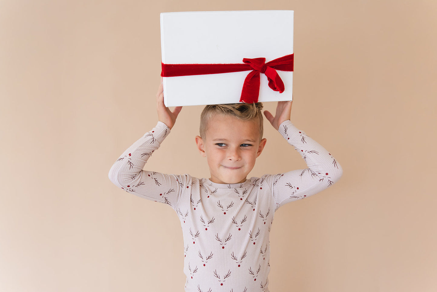 Reindeer Ridge Ribbed 2-Piece Pajama Set