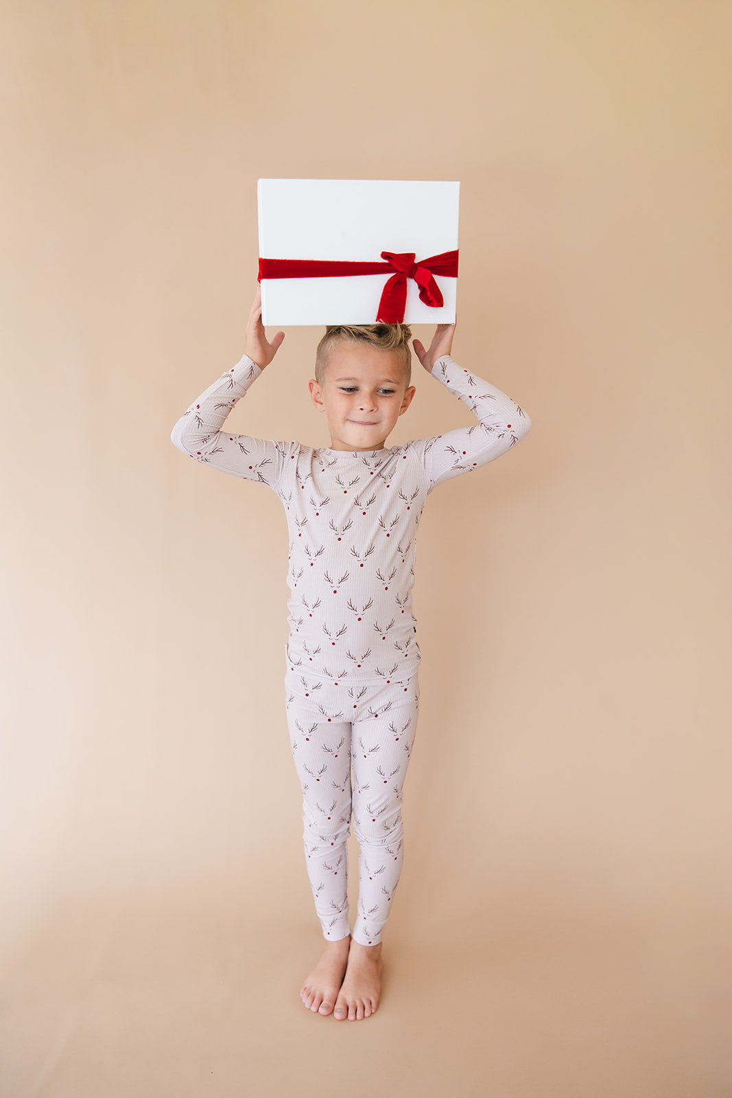 Reindeer Ridge Ribbed 2-Piece Pajama Set