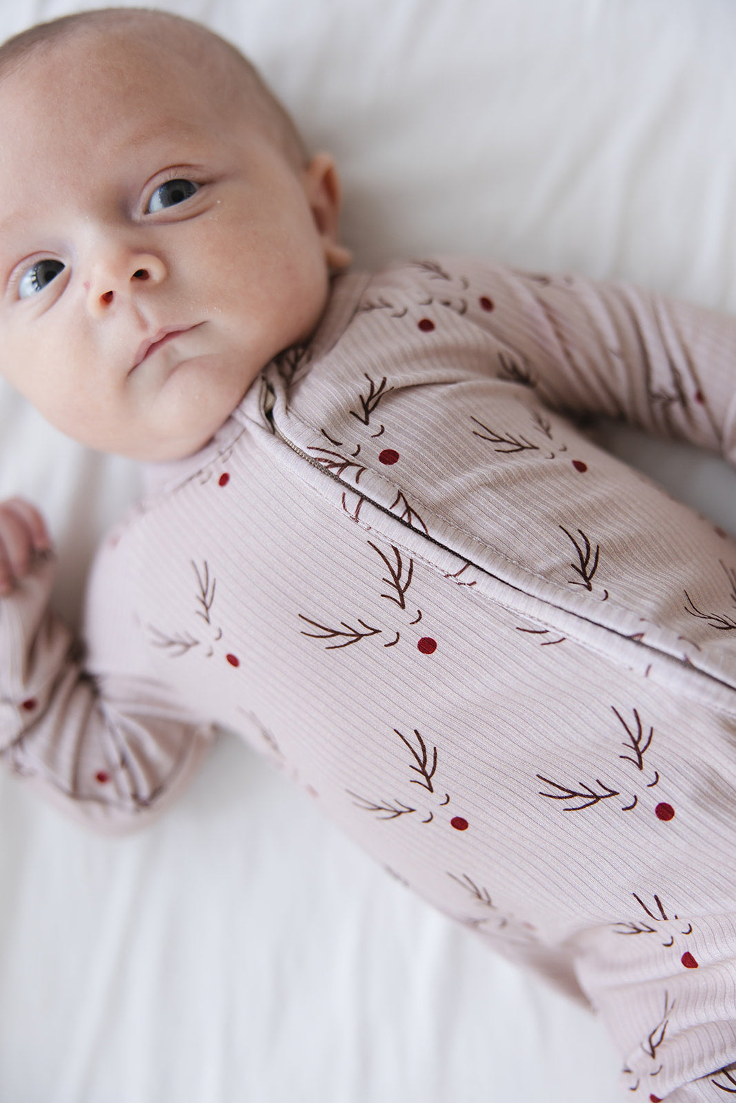 Reindeer Ridge Ribbed Zippy Pajama