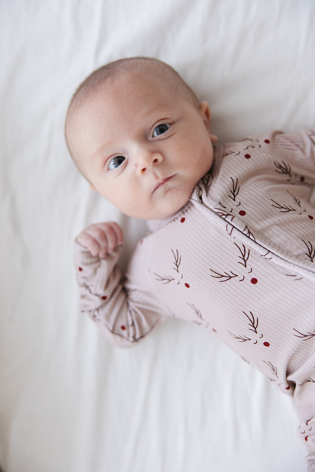 Reindeer Ridge Ribbed Zippy Pajama