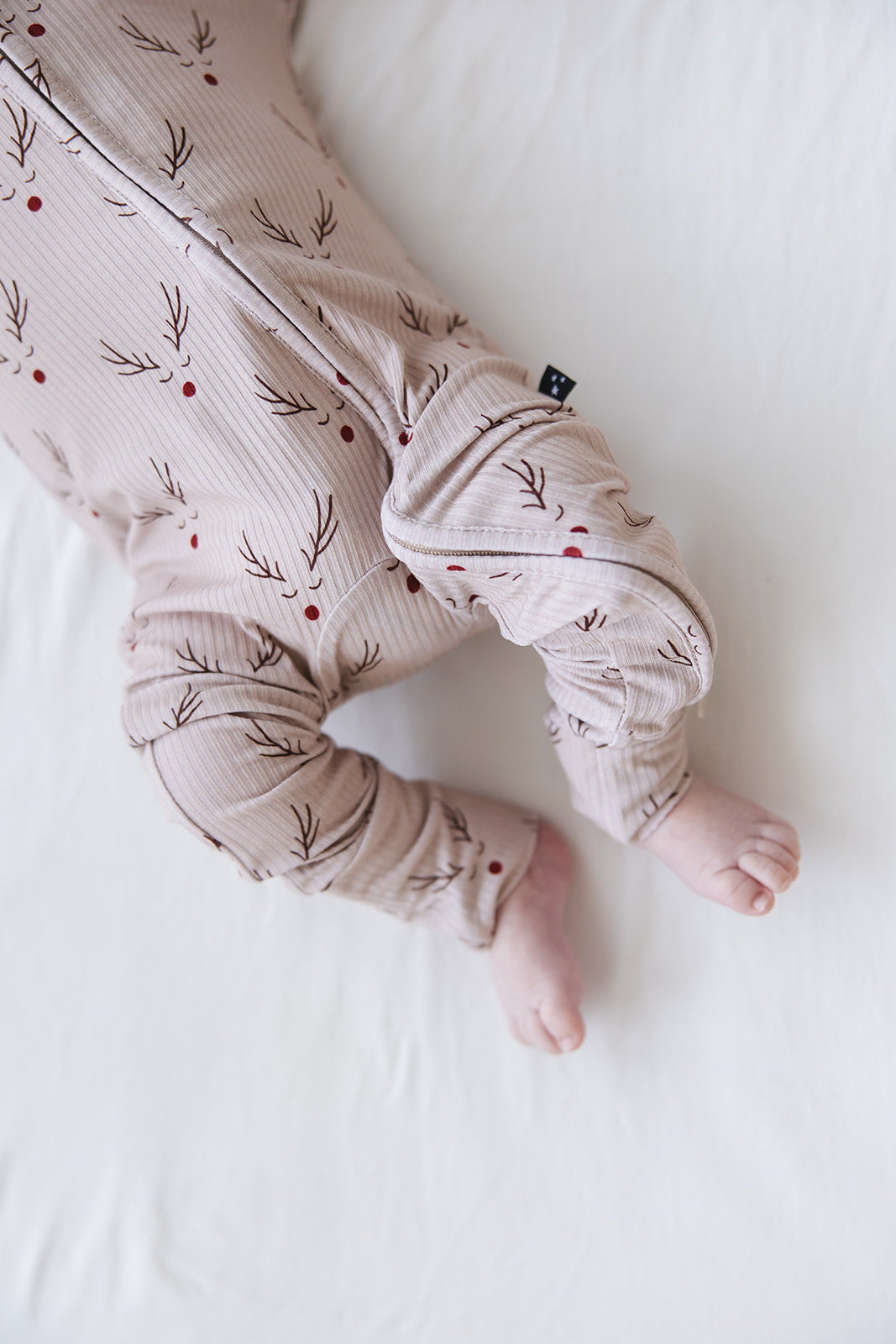Reindeer Ridge Ribbed Zippy Pajama