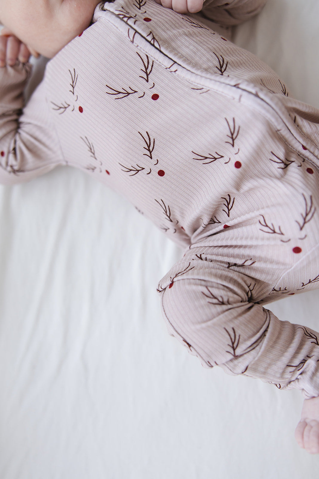 Reindeer Ridge Ribbed Zippy Pajama