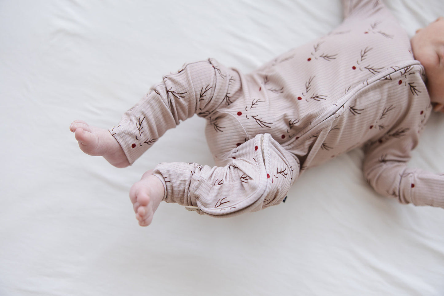 Reindeer Ridge Ribbed Zippy Pajama