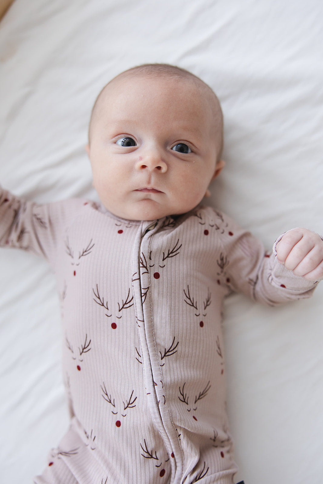 Reindeer Ridge Ribbed Zippy Pajama