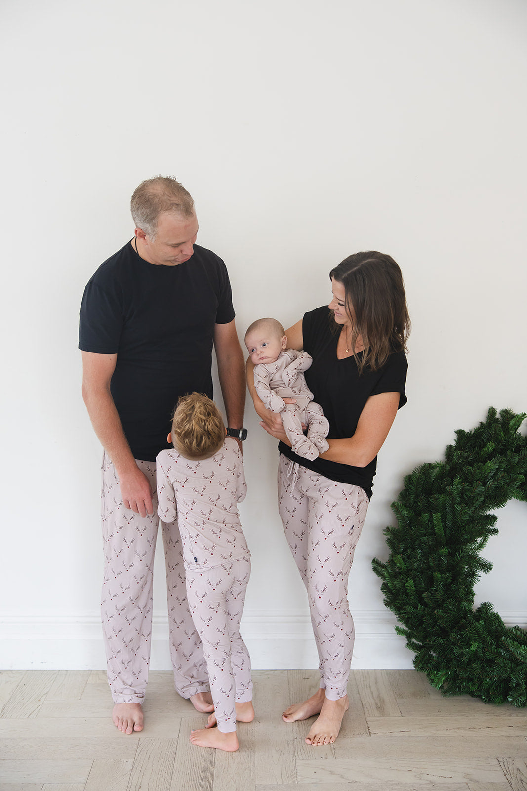 Reindeer Ridge Ribbed Zippy Pajama