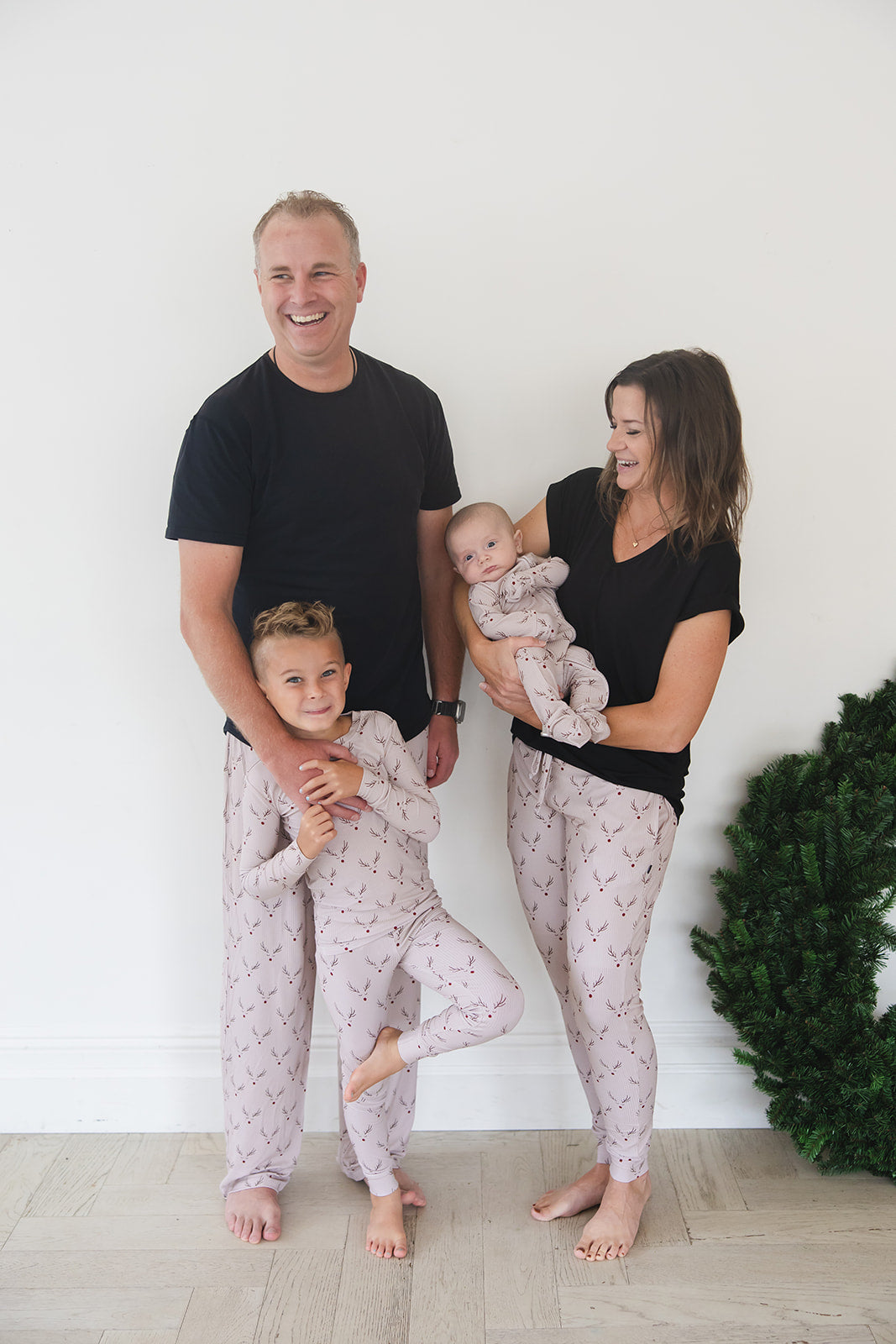 Reindeer Ridge Ribbed Zippy Pajama