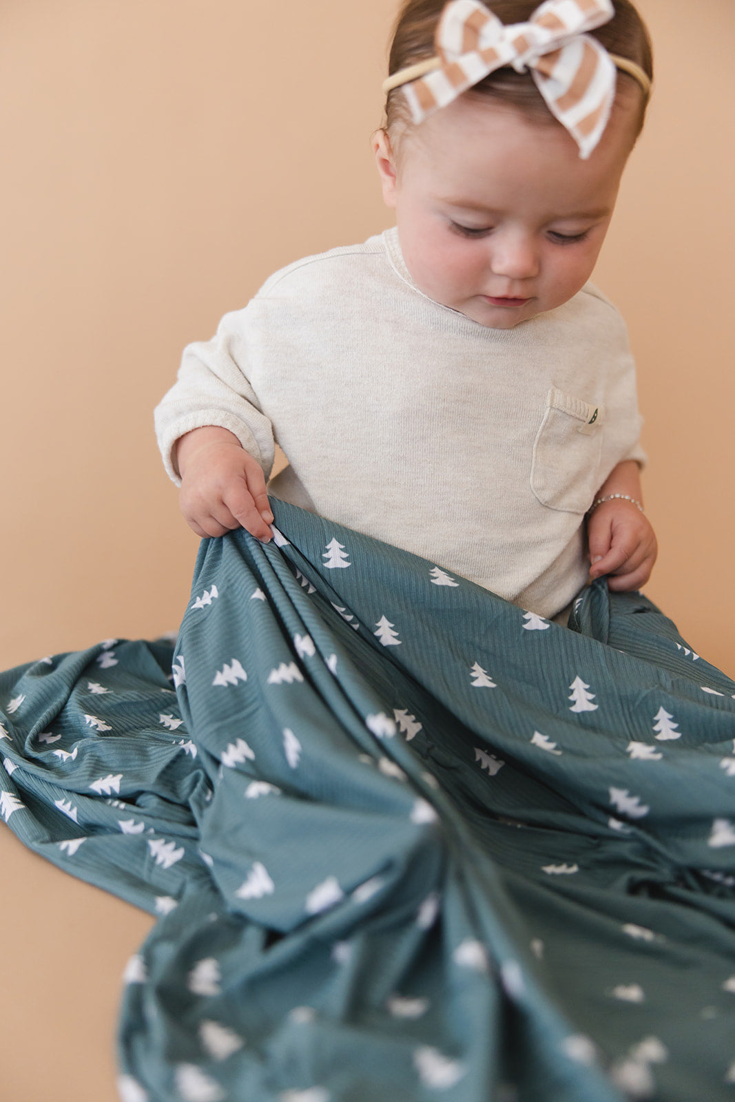 Northern Pine Ribbed Lightweight Blanket