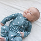 Northern Pine Ribbed Zippy Pajama