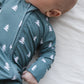 Northern Pine Ribbed Zippy Pajama