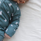 Northern Pine Ribbed Zippy Pajama