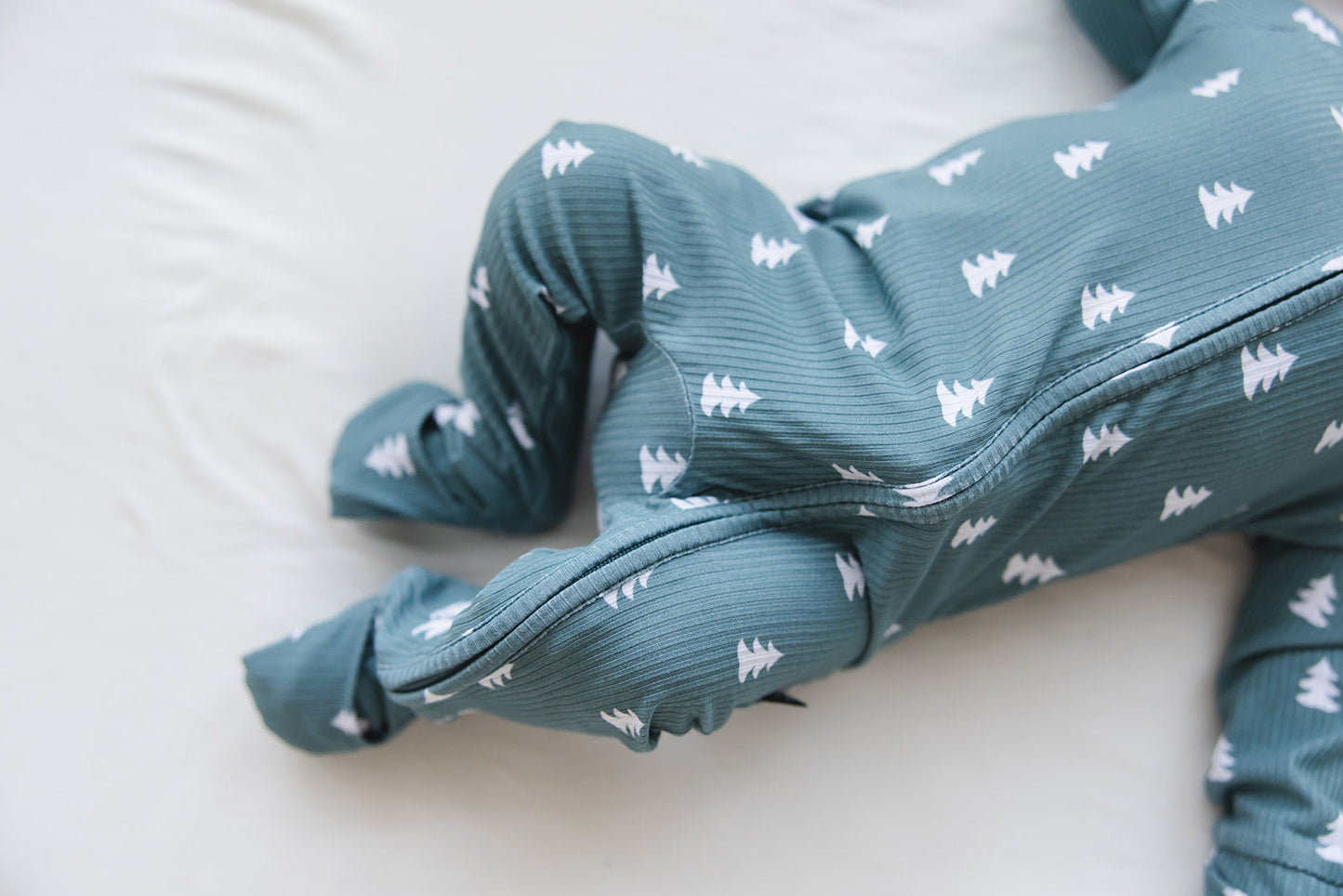 Northern Pine Ribbed Zippy Pajama