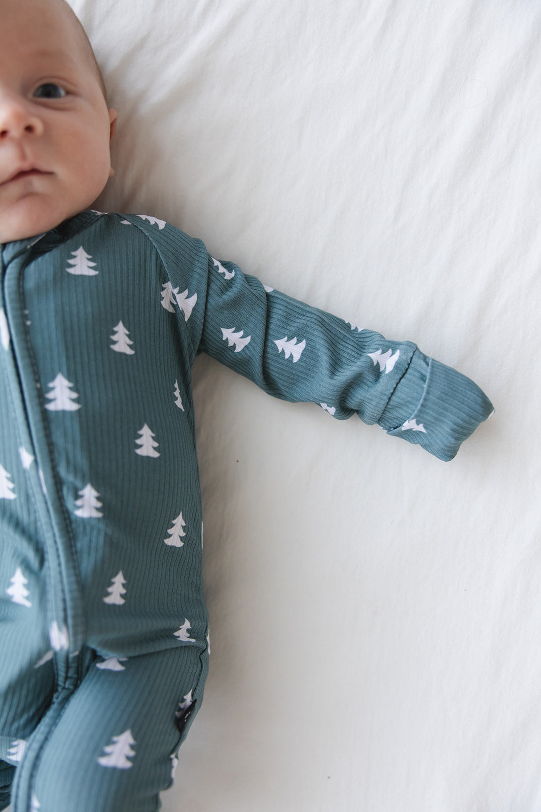 Northern Pine Ribbed Zippy Pajama