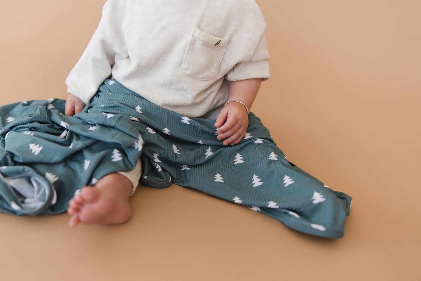 Northern Pine Ribbed Lightweight Blanket