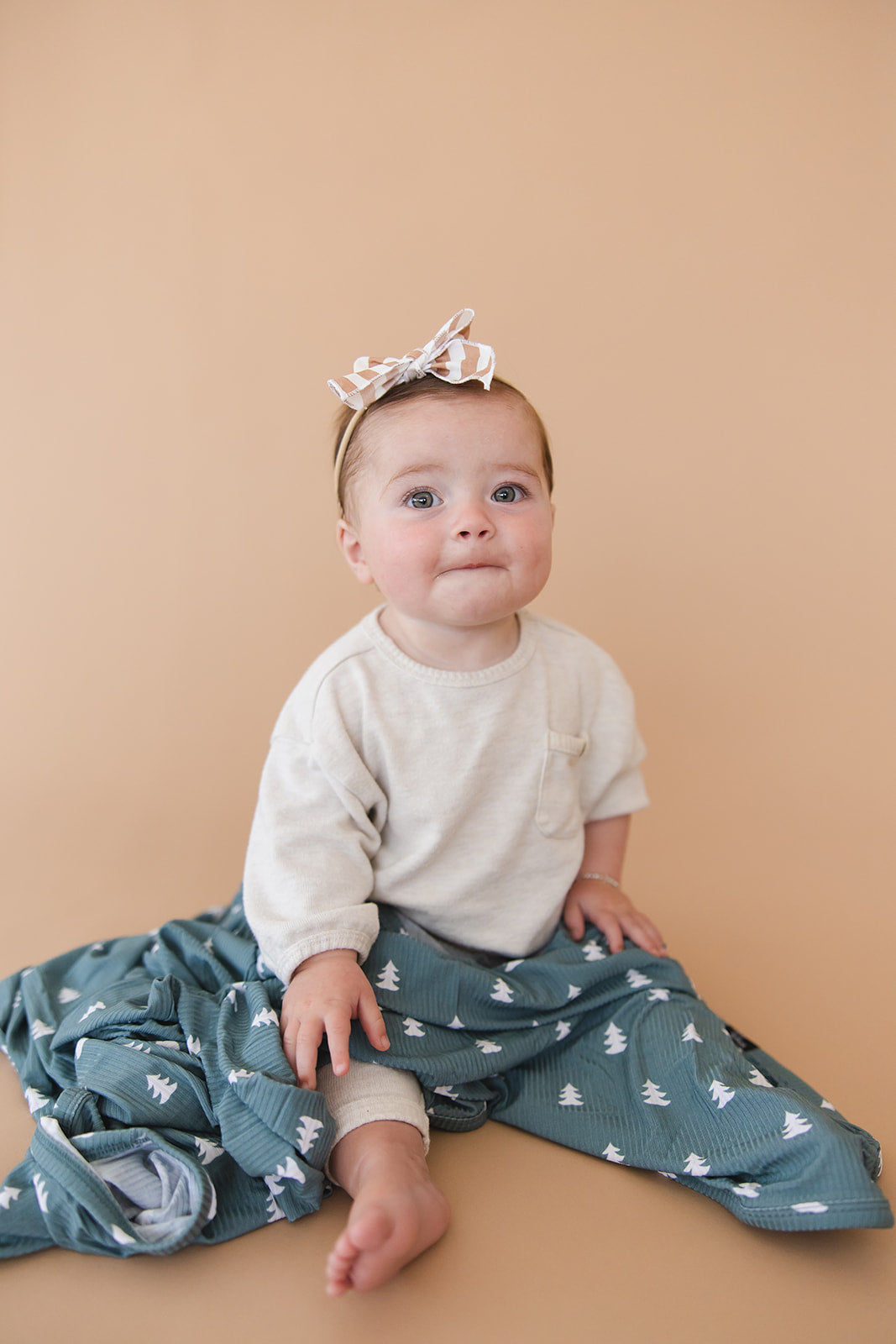 Northern Pine Ribbed Lightweight Blanket