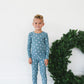 Northern Pine Ribbed 2-Piece Pajama Set