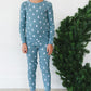 Northern Pine Ribbed 2-Piece Pajama Set