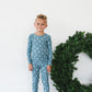 Northern Pine Ribbed 2-Piece Pajama Set