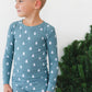 Northern Pine Ribbed 2-Piece Pajama Set