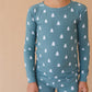 Northern Pine Ribbed 2-Piece Pajama Set