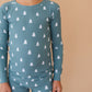 Northern Pine Ribbed 2-Piece Pajama Set
