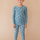 Northern Pine Ribbed 2-Piece Pajama Set