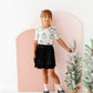 Girly Wreath Scoop Back Tee