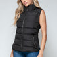 Apres Ski Zip Up Vest- Black