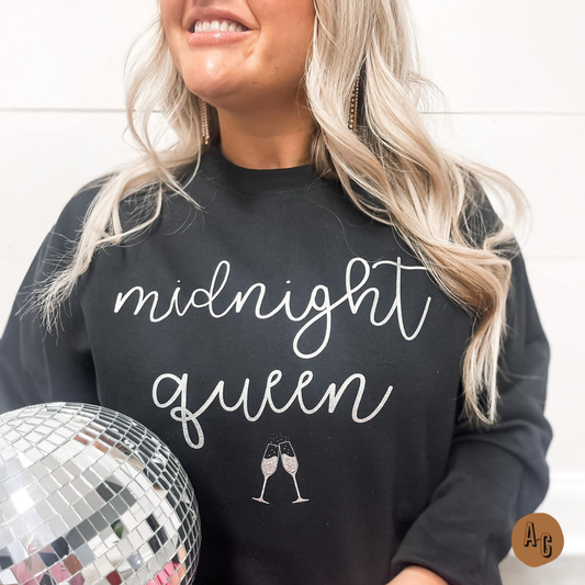 Midnight Queen Crewneck Sweatshirt (Size Small)