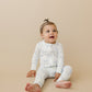 Blue Belle Ribbed Bamboo Zippy Romper