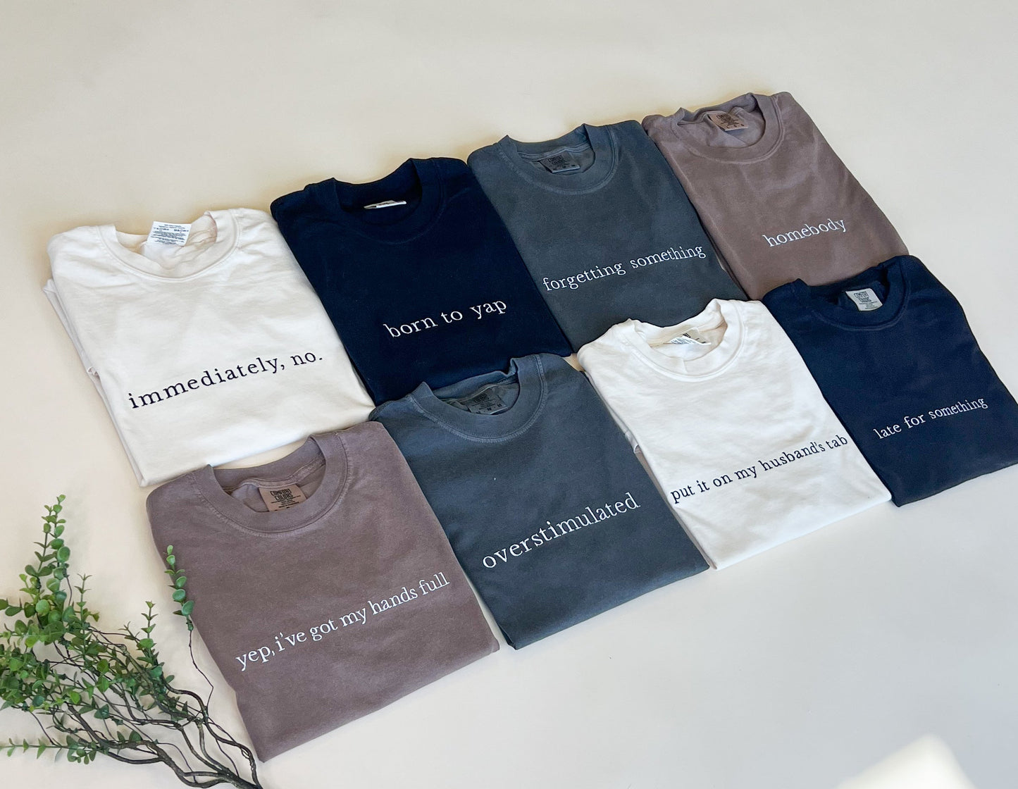 Forgetting Something Embroidered T-Shirt