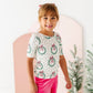 Girly Wreath Scoop Back Tee