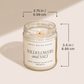 Coastal Lemon Soy Candle - Clear Patterned Jar - 9 oz