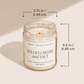 Trick or Treat Soy Candle - Patterned 9 oz - Clear Jar (Farmhouse)