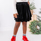 Black Velvet | 2-Tiered SKORT