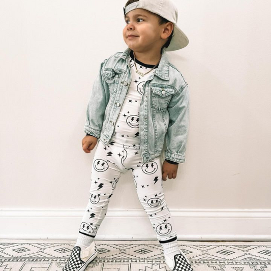 Smiley 2-Piece Pajama Set