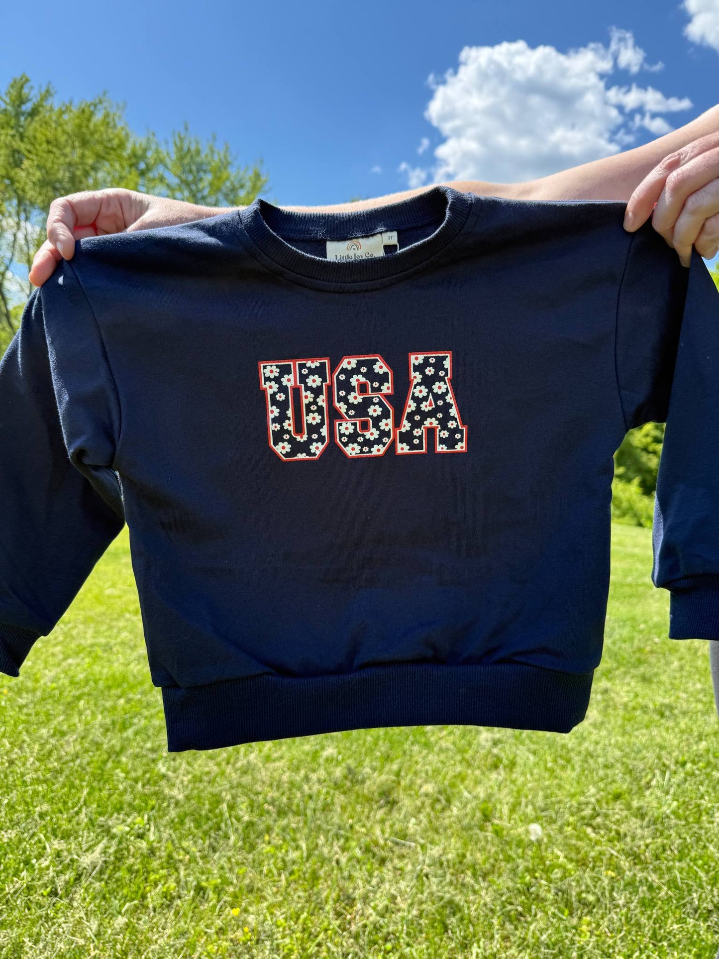 USA Daisy Crewneck Sweatshirt