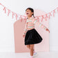 Black Velvet | 2-Tiered SKORT