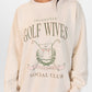 Golf Wives Cream Graphic Sweatshirt