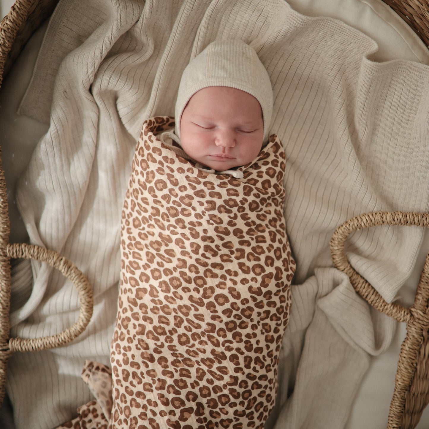 Organic Cotton Muslin Swaddle Blanket- Multiple Color Options