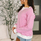 Almost Therapeutic Drop Shoulder Pullover in Candy Pink