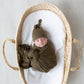 Swaddle Blanket and Hat Set - Army Green