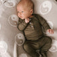 Army Green Newborn Outfit With Hat/Headband Option