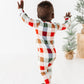 Holiday Plaid | ZIP ROMPER