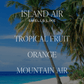Island Air Soy Patterned Candle - Clear Jar - 9 oz