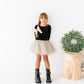 Black Velvet | Bow Back Long Sleeve Top