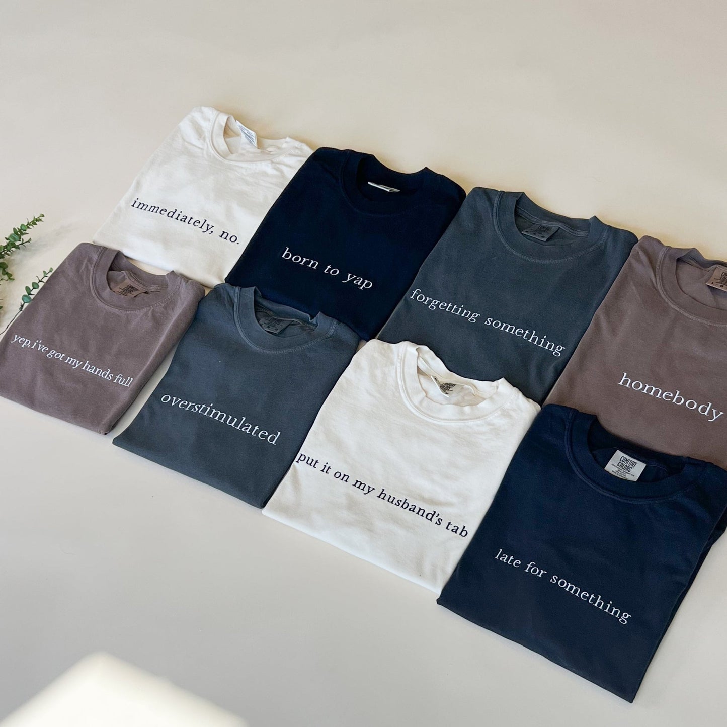 Forgetting Something Embroidered T-Shirt