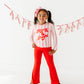 Holly Red | RIBBED FLARES