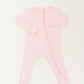 Baby Pink Bamboo Convertible Jumpsuit (0-3 Months)