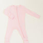 Baby Pink Bamboo Convertible Jumpsuit (0-3 Months)