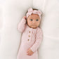 Dusty Rose 3-Piece Newborn Gown Set